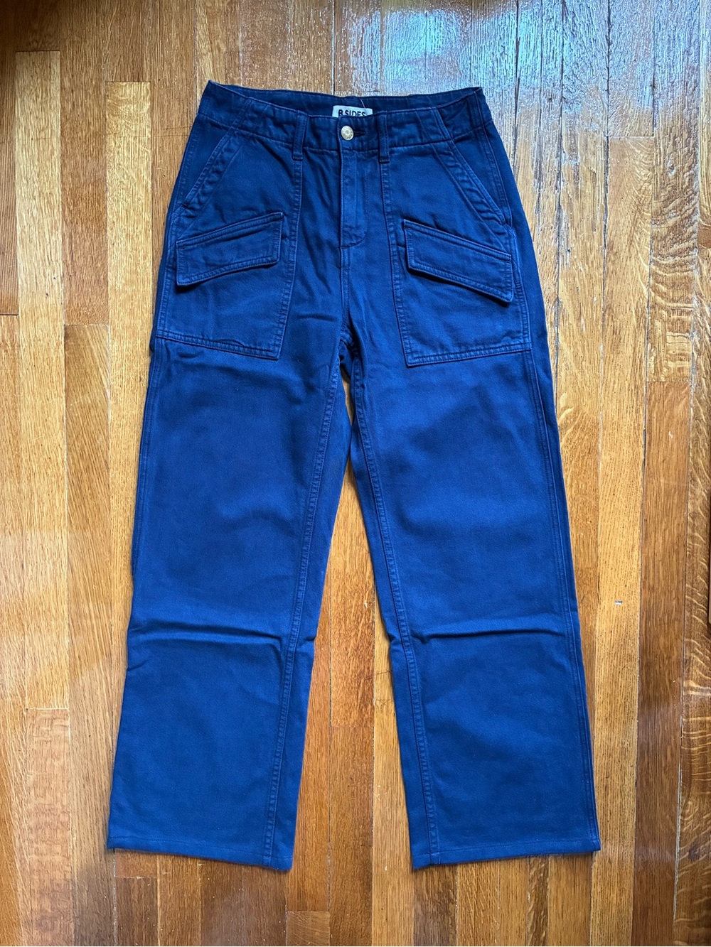B SIDES Roma Pant in Sorbonne Blue